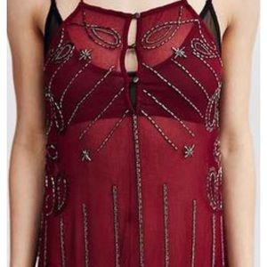 Maroon slip dress Out from under dazzle dreams